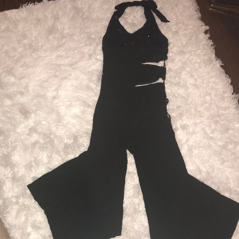 🔥Bebe  tie neck stylish jumpsuit 🔥🔥🔥 - Picture 4 of 8